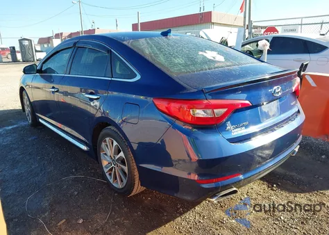 2016 Hyundai Sonata Sport z USA, uszkodzony, nr VIN 5NPE34AF7GH265437